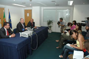 Regional Directors for Employment and Vocational Training and for Youth in press conference