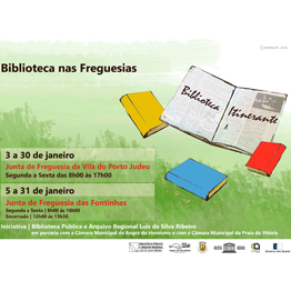 Biblioteca Itinerante em janeiro no Porto Judeu e nas Fontinhas, na ilha Terceira