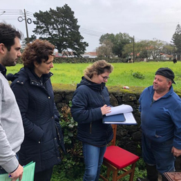 Andreia Cardoso acompanhou famílias desalojadas na ilha Terceira