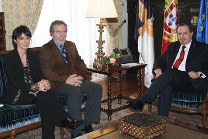 President of the Government in meeting