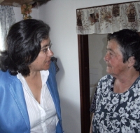 Ana Paula Marques visita idosos em Dia Mundial da Terceira Idade