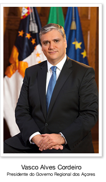 Fotografia do Presidente do Governo Regional dos Açores