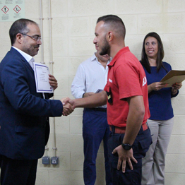 Rui Luís entrega certificados de formação a novos tripulantes de ambulâncias de socorro