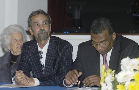 Gilberto Lopes e Embaixador de Cabo Verde em Portugal