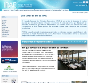Novo sítio da Internet da IRAE aproxima cidadãos e empresas 